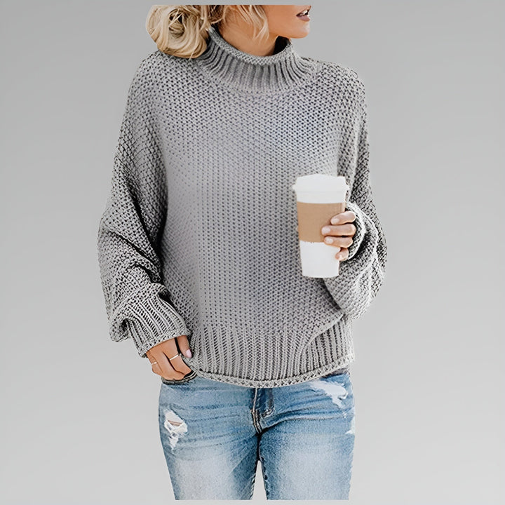 Sophie | Chunky Knit Turtleneck Sweater