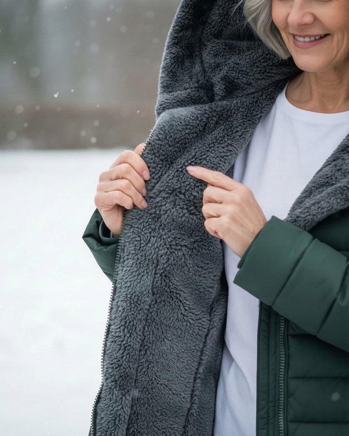 Ingrid | Fleece Lined Puffer Coat