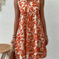 Alina | Mouwloze A-lijn zomerjurk met botanische print