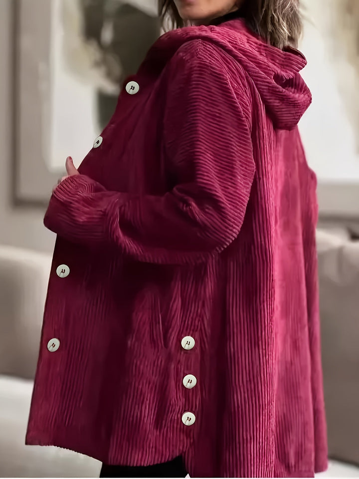 Leonie | Hooded Button Jacket
