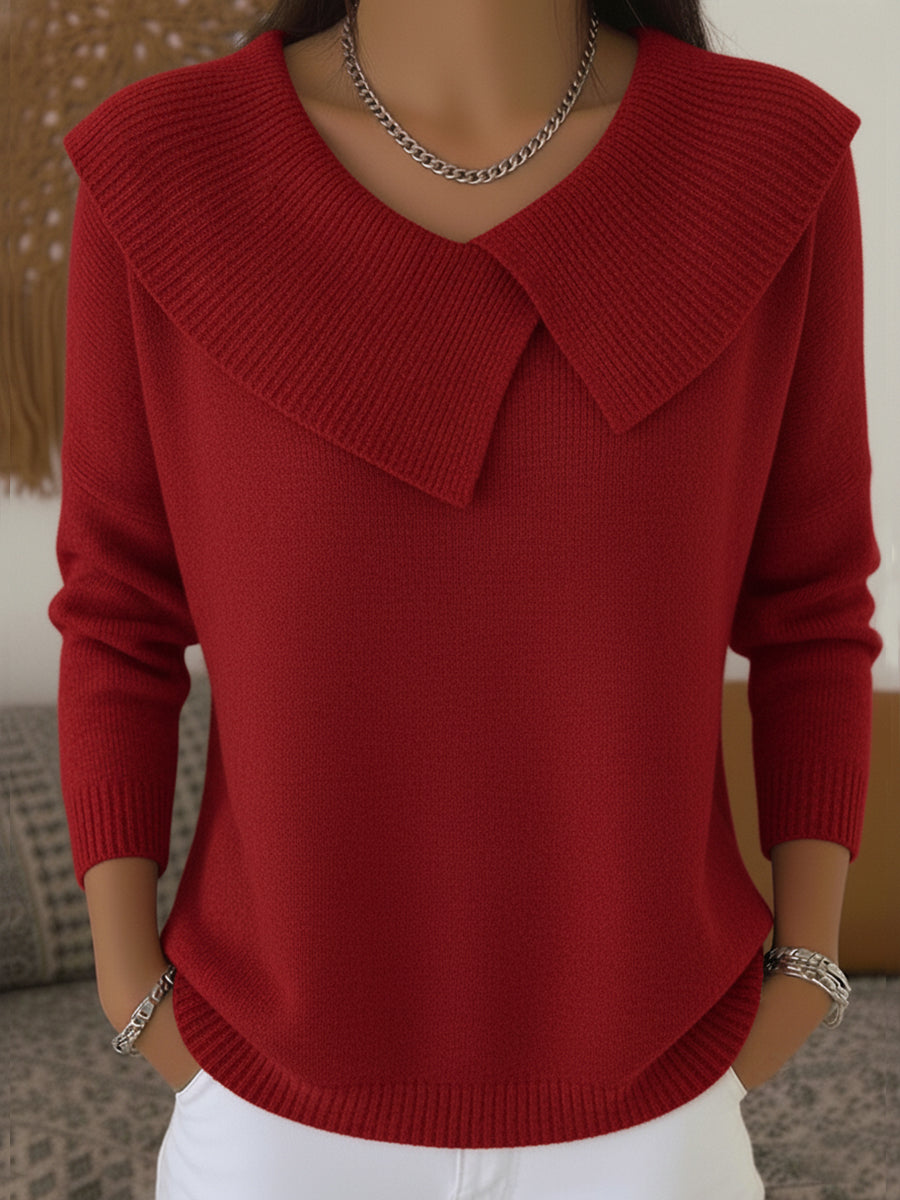 Celeste | Soft Collar Winter Sweater