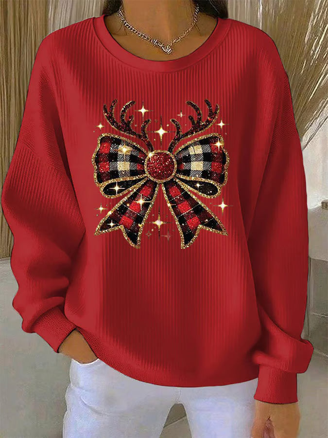 Juliette | Festive Bow Detail Sweater