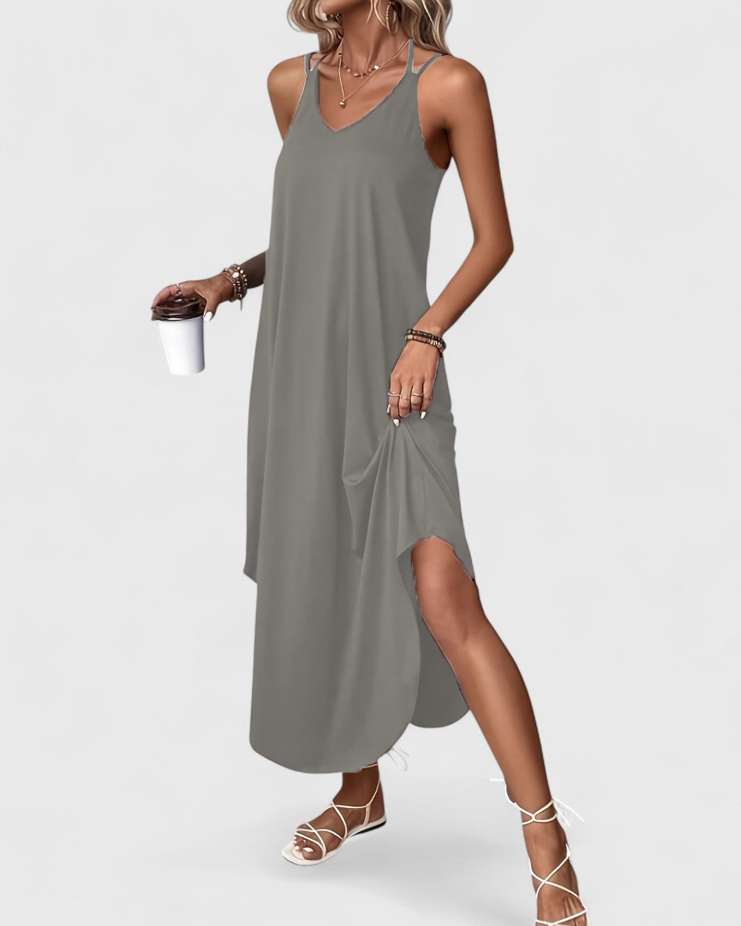 Yvonne™ | Zomerjurk met Spaghettibandjes