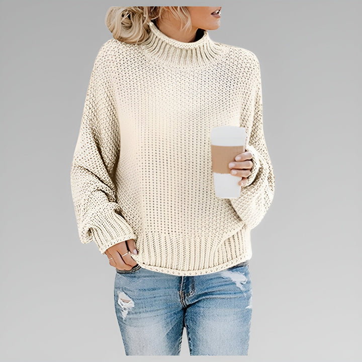 Sophie | Chunky Knit Turtleneck Sweater