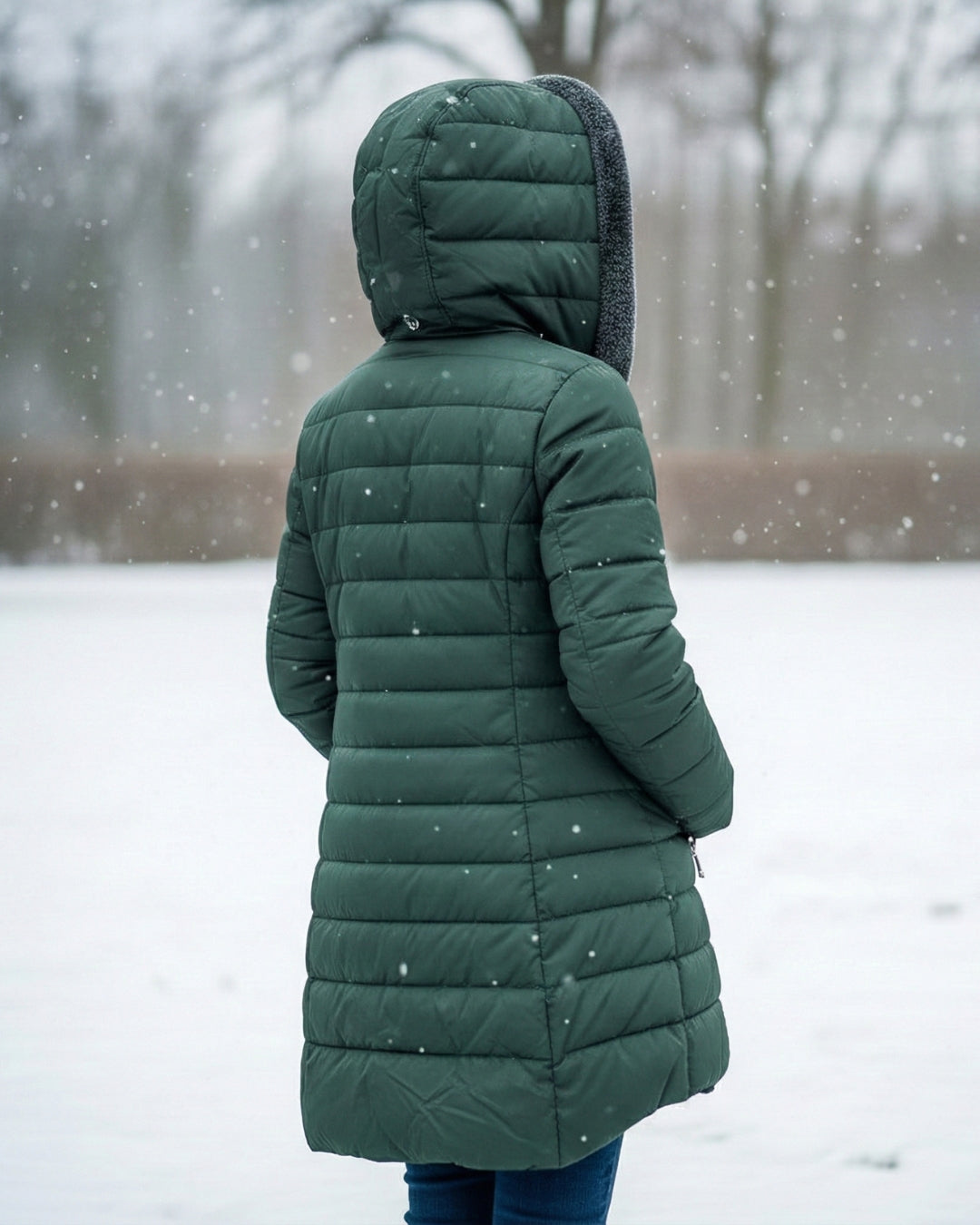 Ingrid | Fleece Lined Puffer Coat