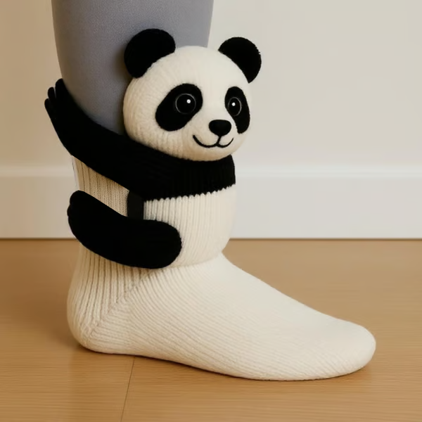 Mila | Cozy Animal Slipper Socks