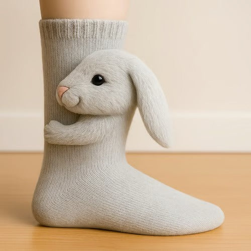 Mila | Cozy Animal Slipper Socks
