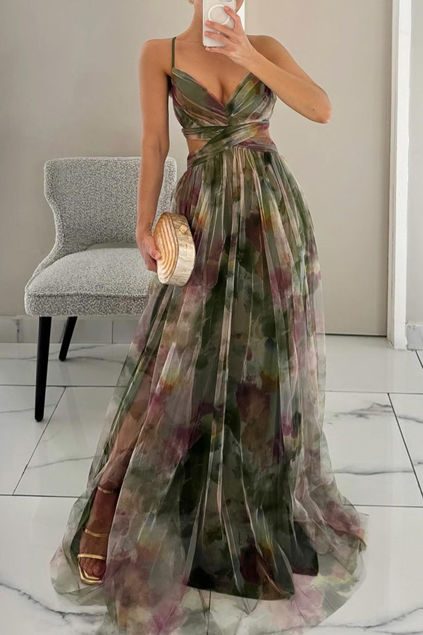 Annebel – Maxi Jurk met Bloemenprint
