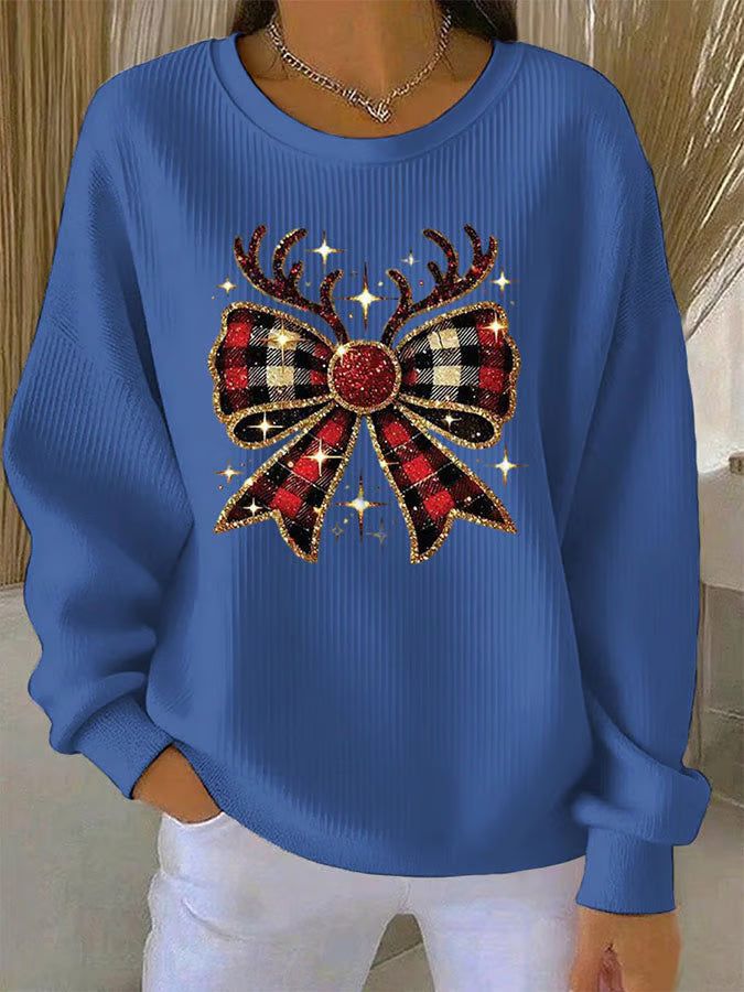 Juliette | Festive Bow Detail Sweater