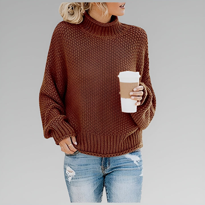 Sophie | Chunky Knit Turtleneck Sweater