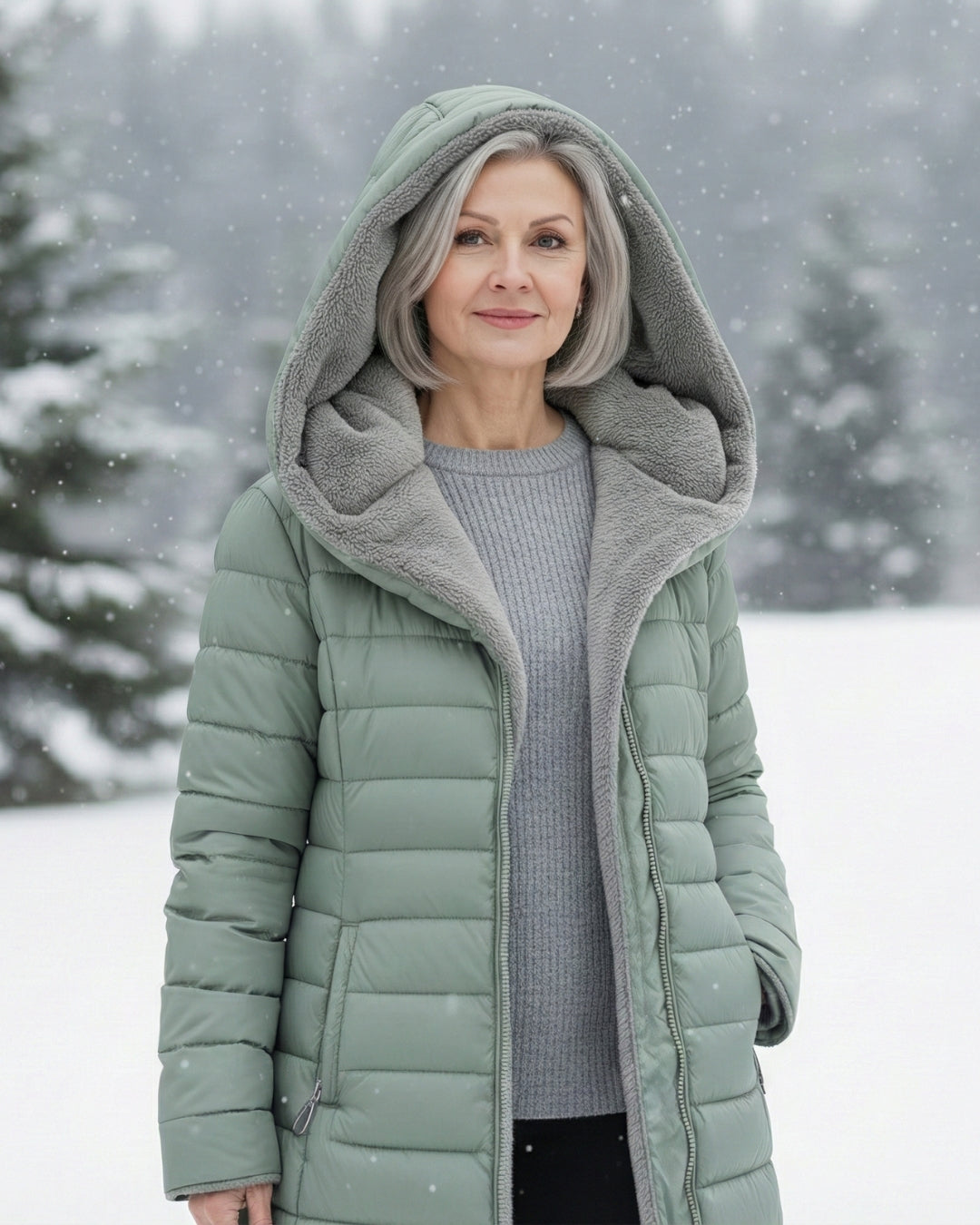 Ingrid | Fleece Lined Puffer Coat