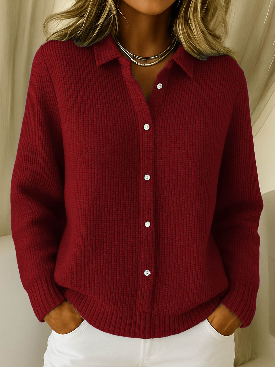 Lucy | Classic Knit Button Cardigan