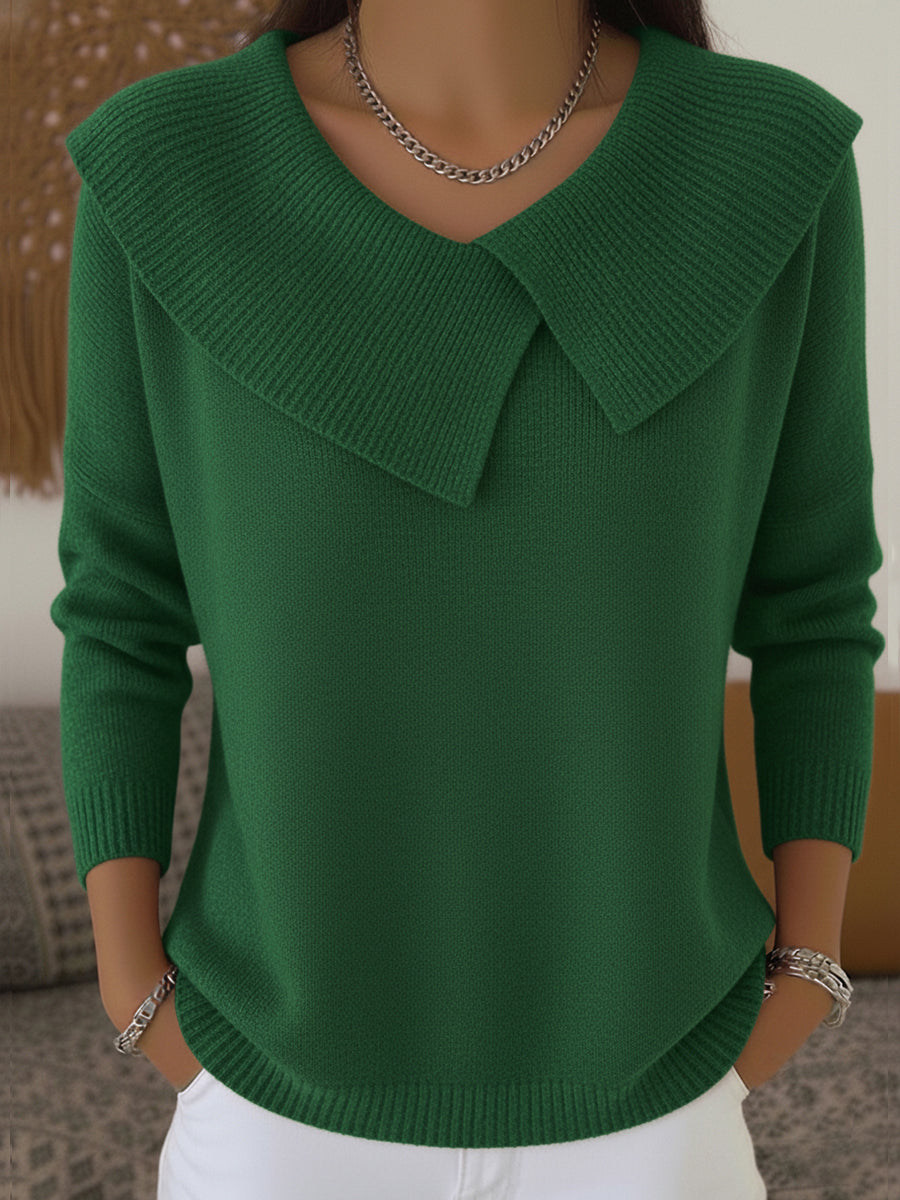 Elise | Soft Collar Winter Knit