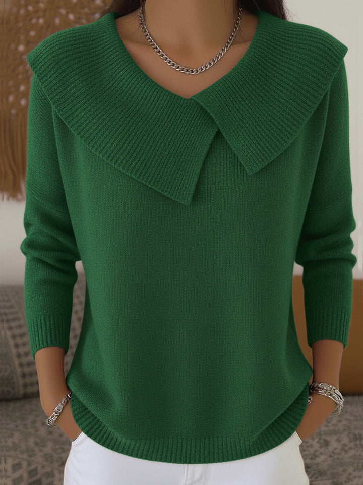 Celeste | Soft Collar Winter Sweater