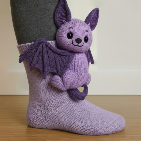 Mila | Cozy Animal Slipper Socks