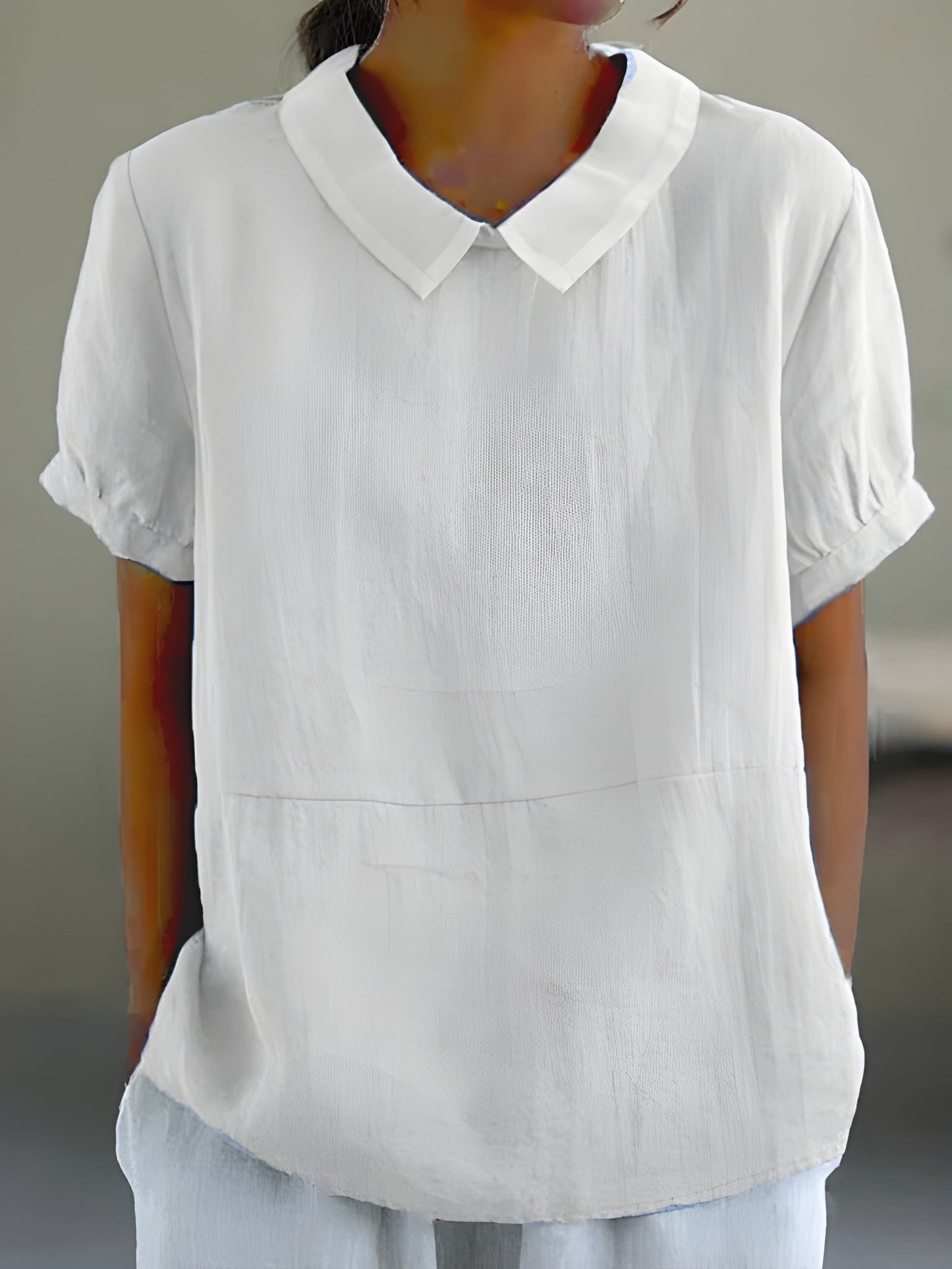Camille™ | Blouse fluide à col chic