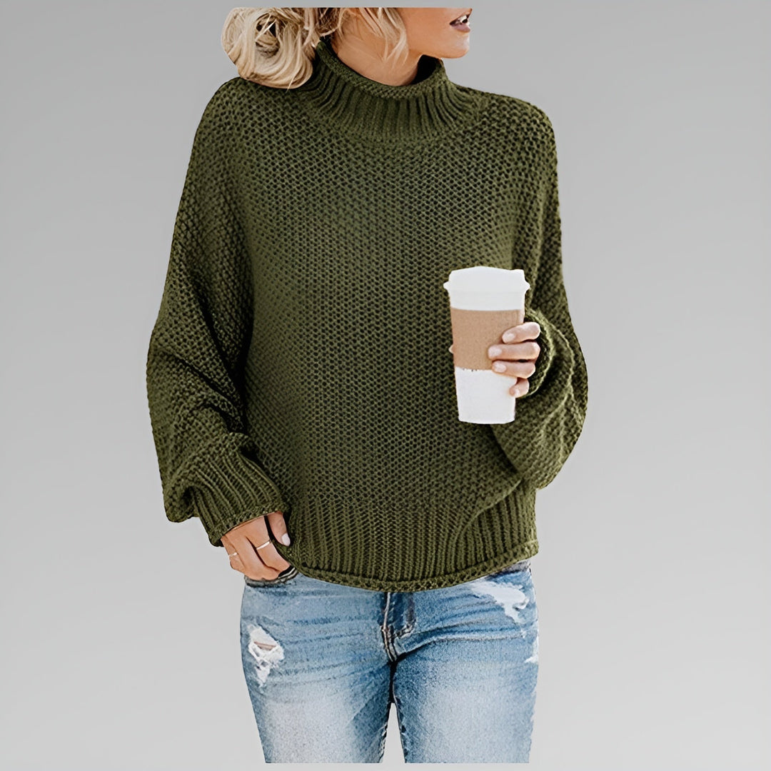 Sophie | Chunky Knit Turtleneck Sweater
