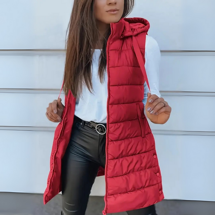 Sabrina | Hooded Lightweight Puffer Vest