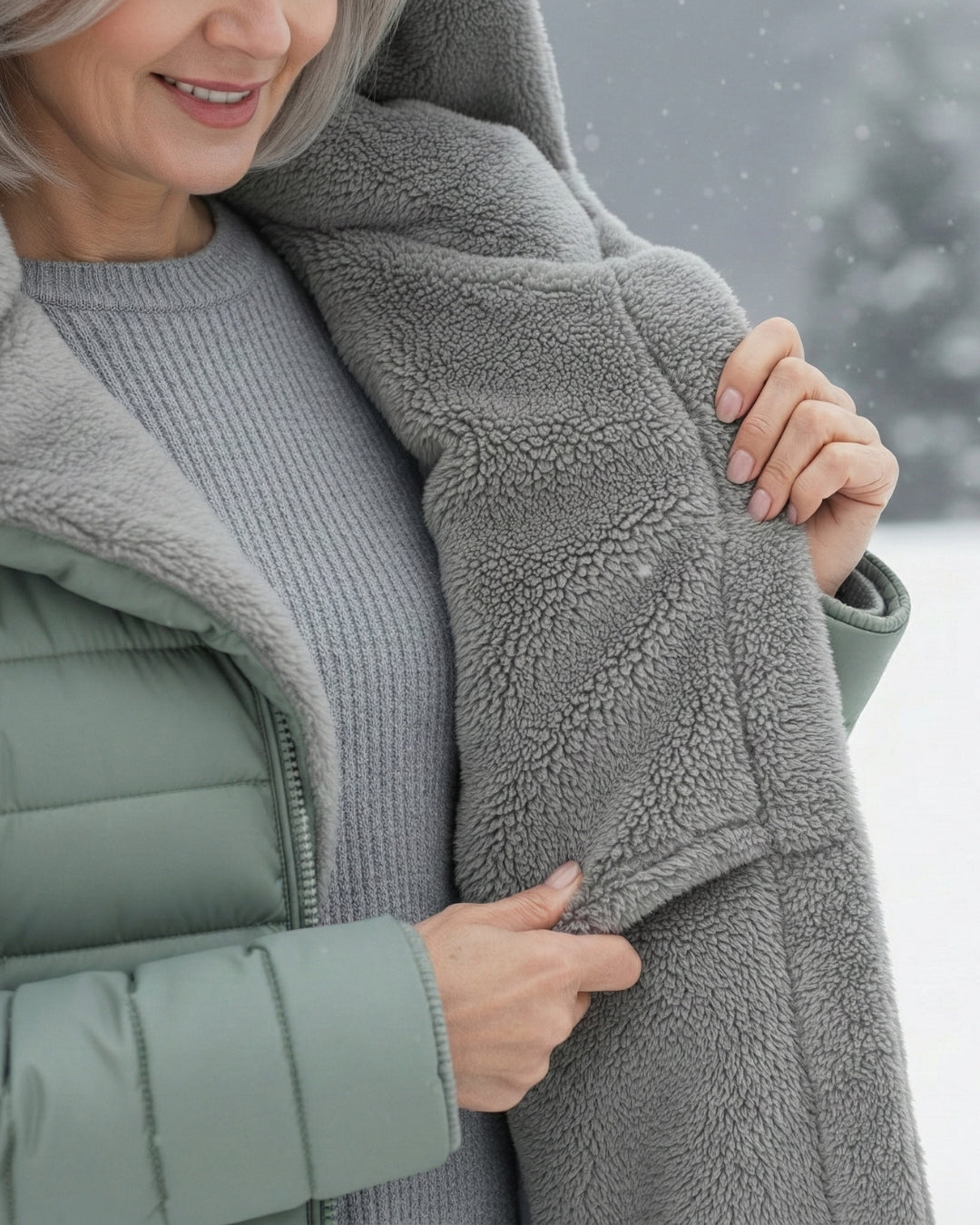 Ingrid | Fleece Lined Puffer Coat