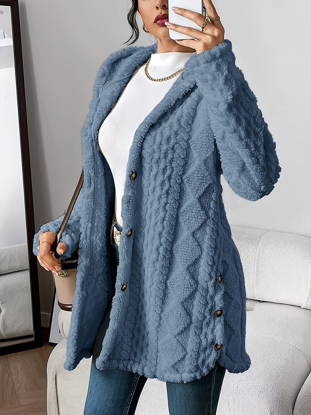 Marina | Hooded Knit Cardigan