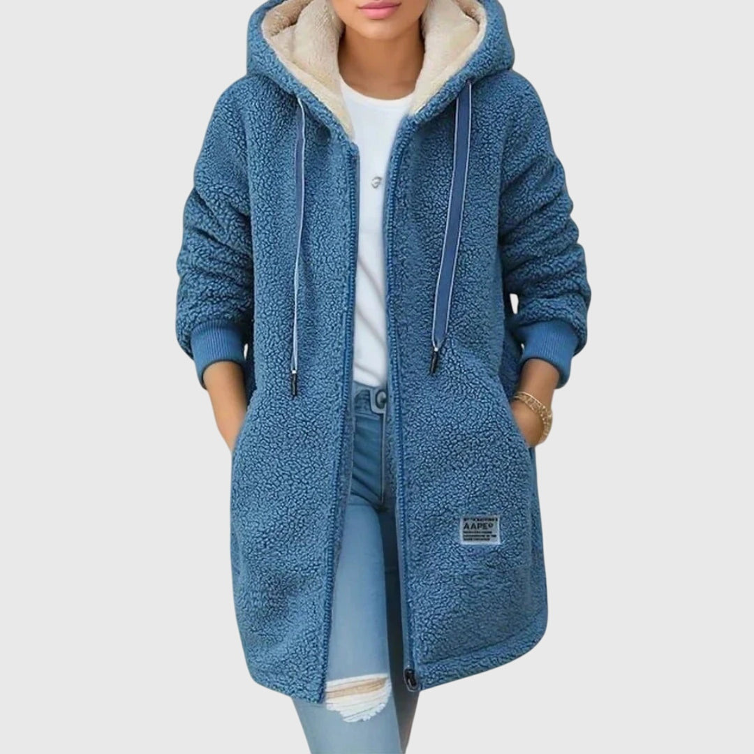 Liora | Soft Fleece Hooded Jacket