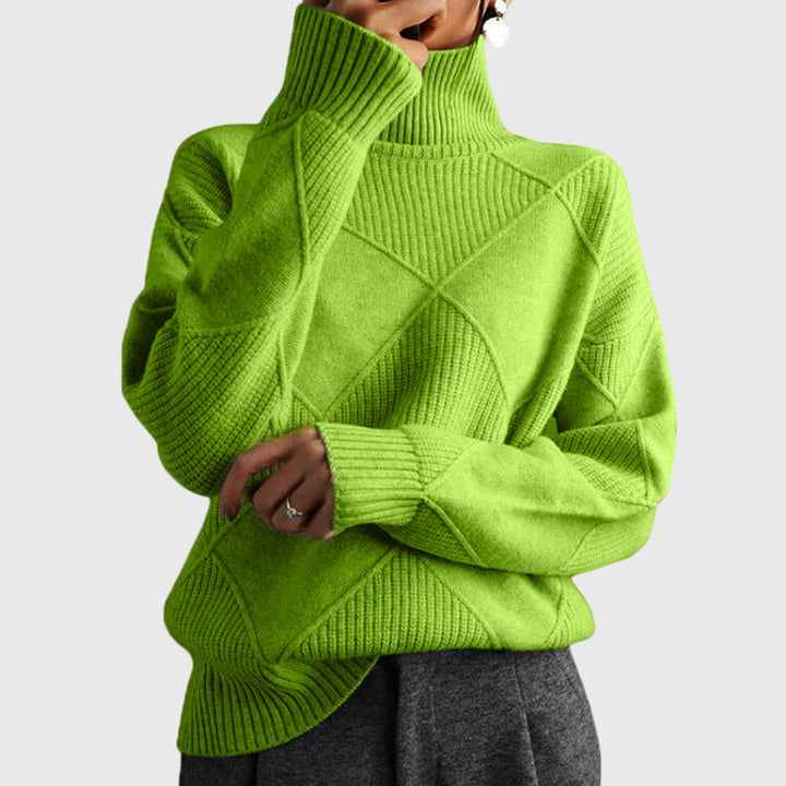 Marina | Geometric Knit Sweater
