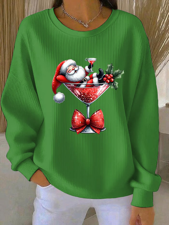 Talia | Playful Santa Holiday Sweater