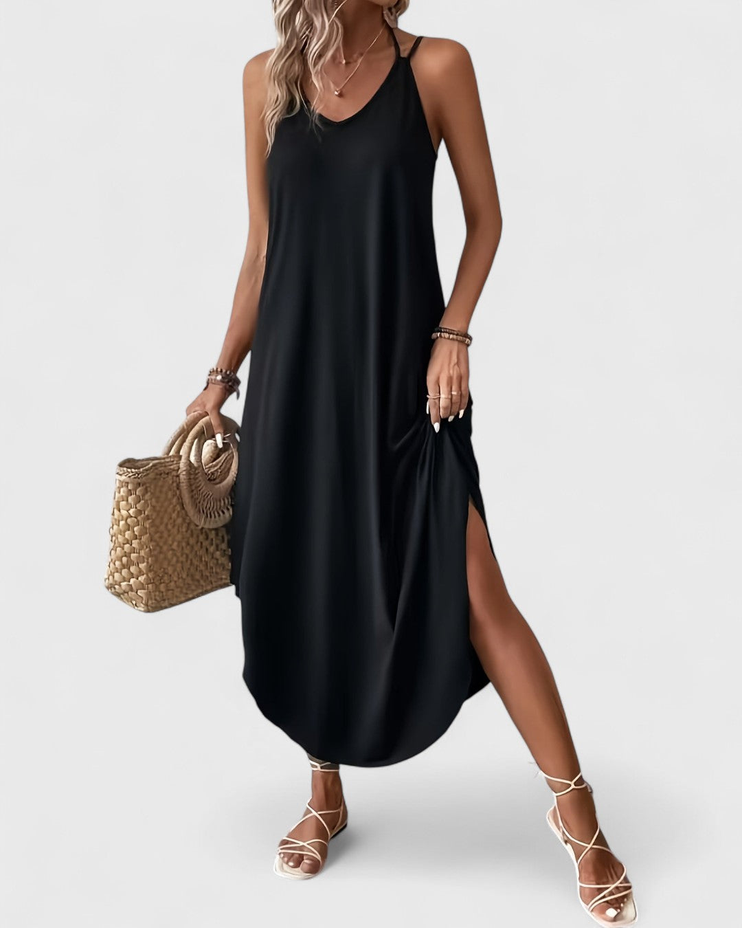 Yvonne™ | Zomerjurk met Spaghettibandjes