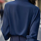 Amiliana | Luxe blouse met verborgen knoopsluiting