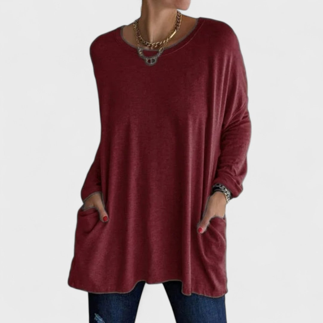 Lucia | Relaxed Long Sleeve Top