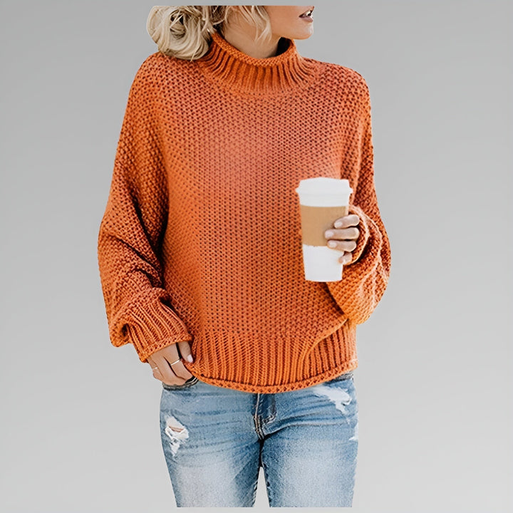 Sophie | Chunky Knit Turtleneck Sweater