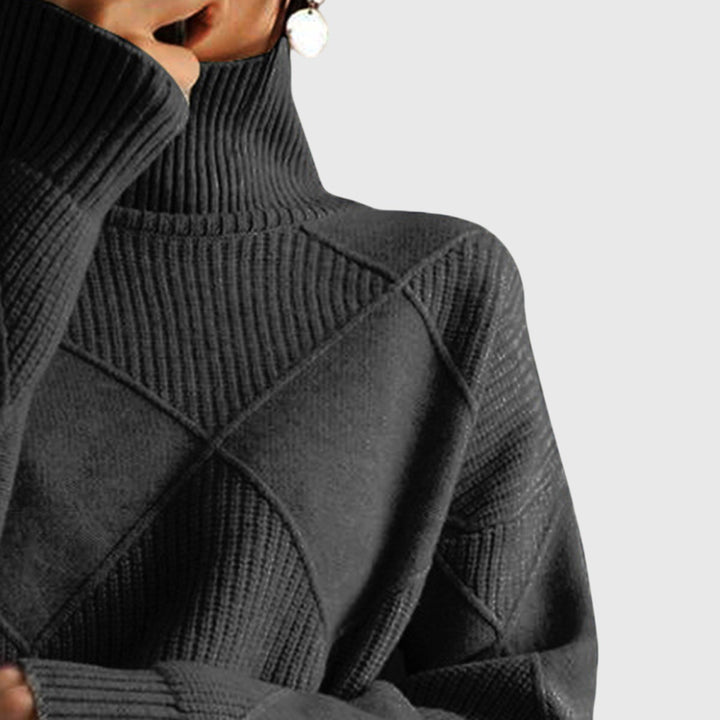 Marina | Geometric Knit Sweater