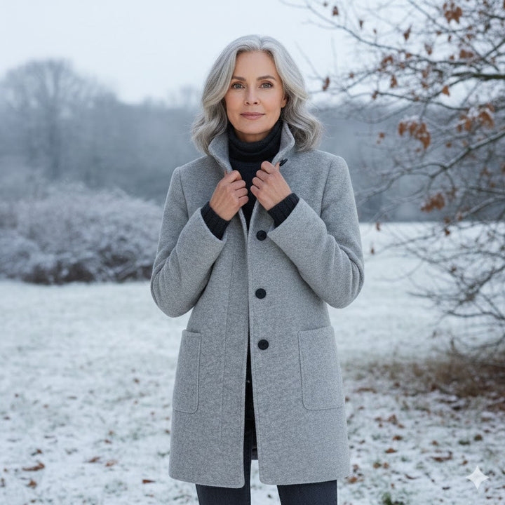 Therese | Timeless Wool Wrap Coat