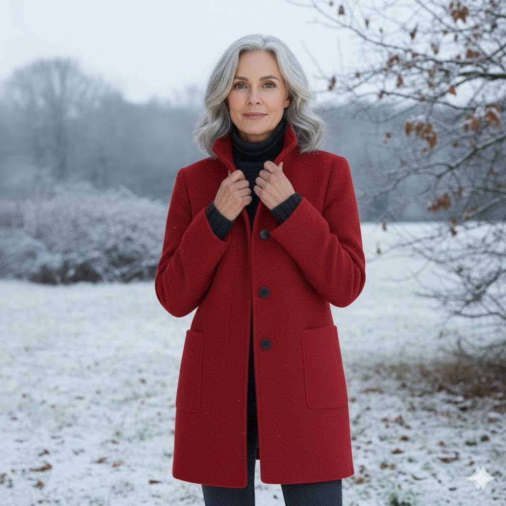 Therese | Timeless Wool Wrap Coat