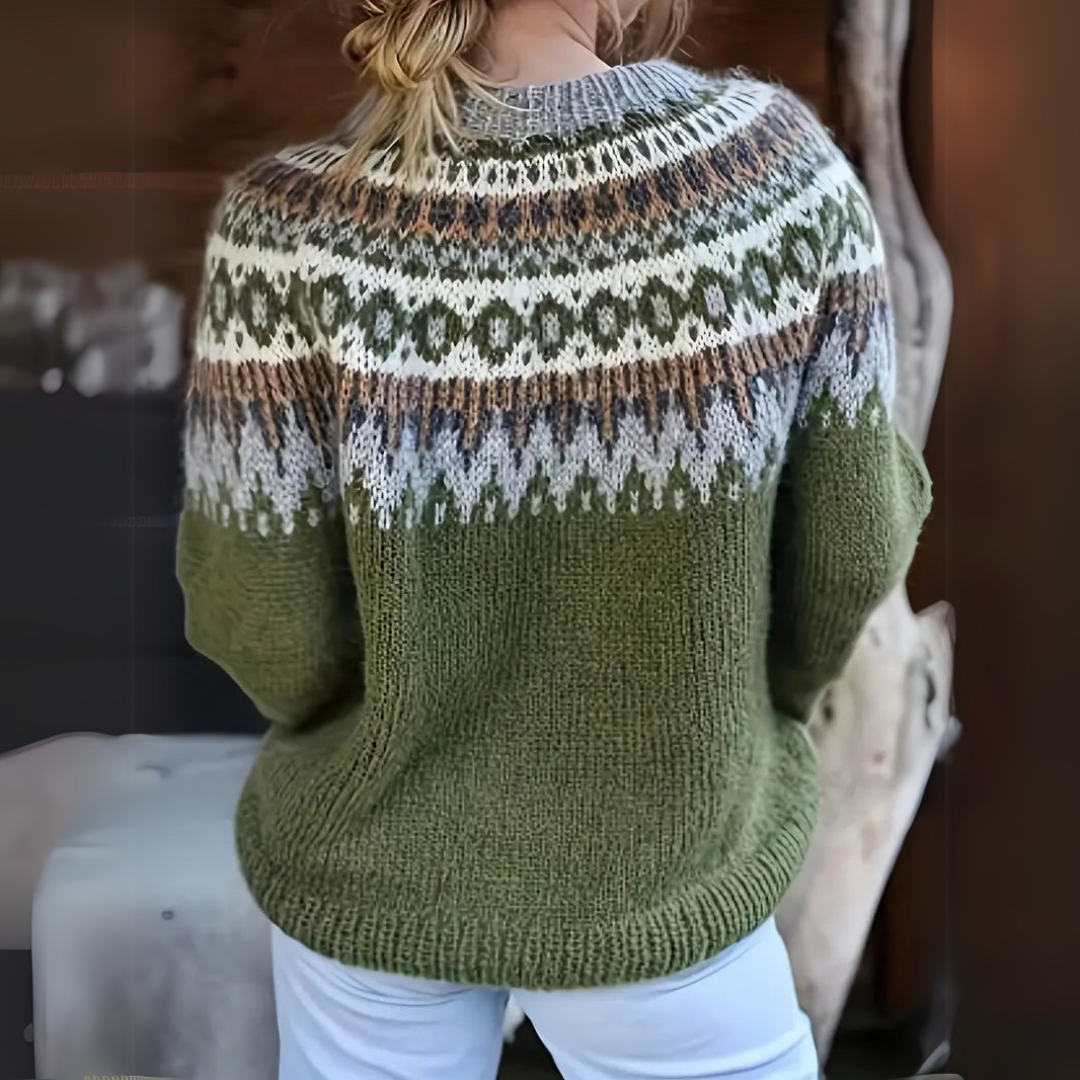 Nadia | Mohair Jacquard Pullover