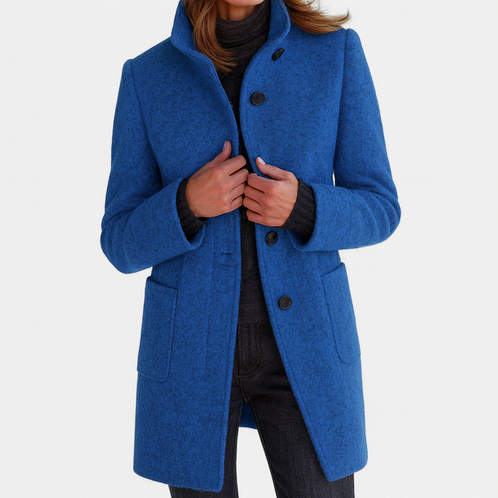 Renée | High Collar Knit Sweater