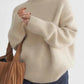 Althea | Elegante trui met hoge kraag