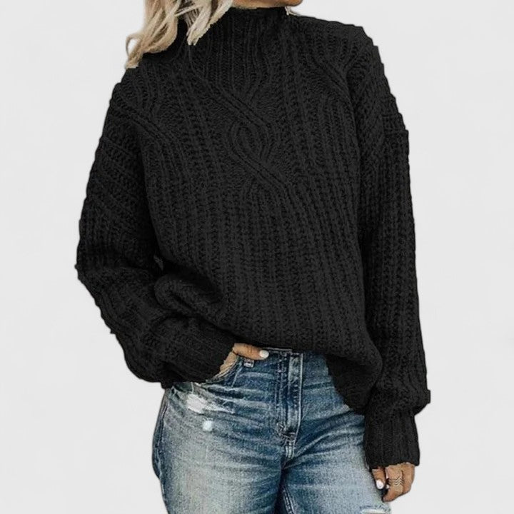 Ariana | Relaxed Cable Knit Sweater