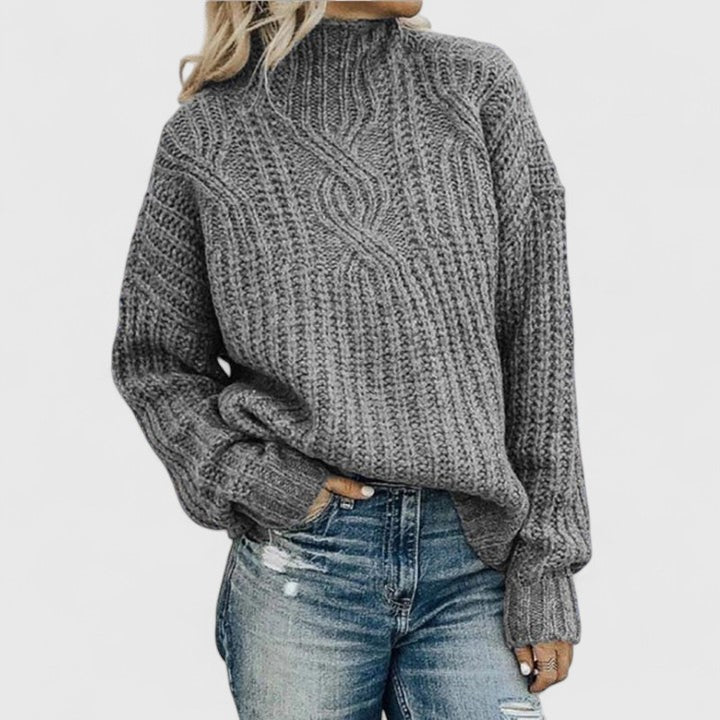Ariana | Relaxed Cable Knit Sweater
