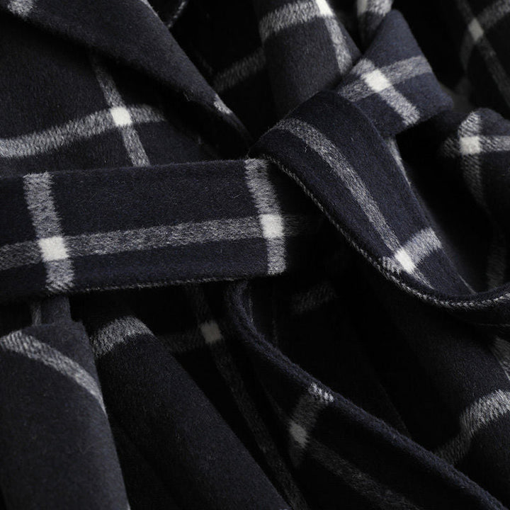 Luciana | Tailored Check Wool Coat