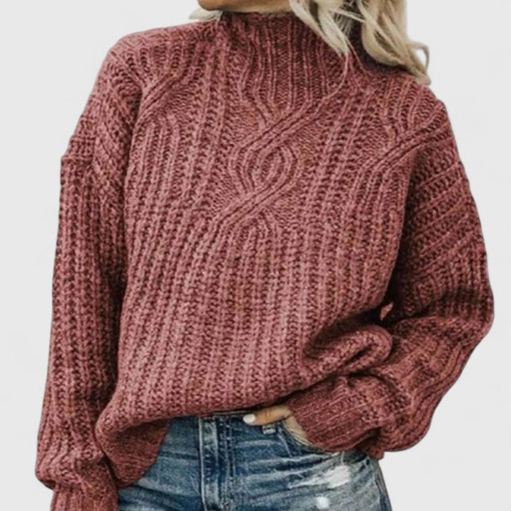 Ariana | Relaxed Cable Knit Sweater