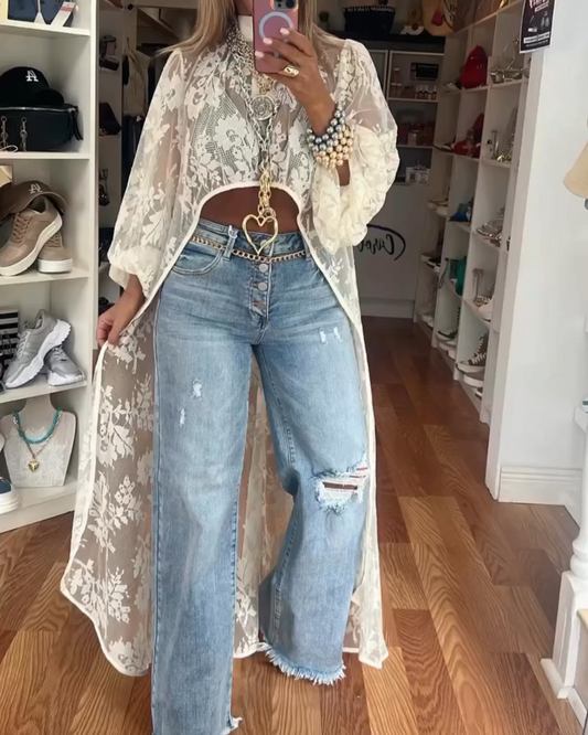 Julisa™ – Kanten Boho Blouse