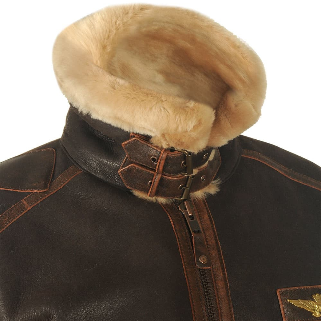 Marcel | Classic Shearling Aviator Jacket