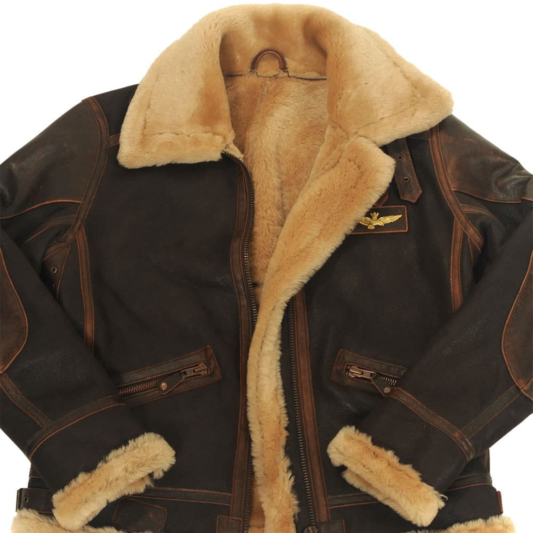 Marcel | Classic Shearling Aviator Jacket