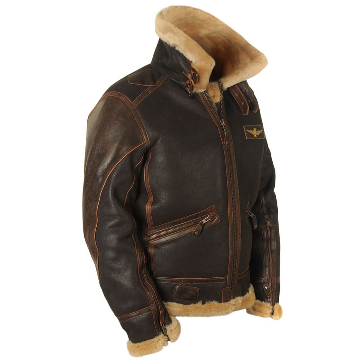 Marcel | Classic Shearling Aviator Jacket