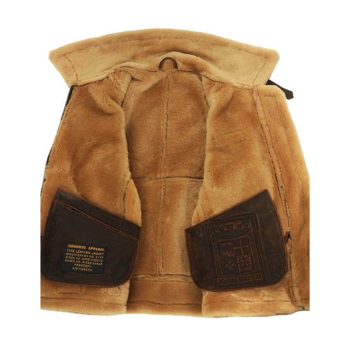 Marcel | Classic Shearling Aviator Jacket