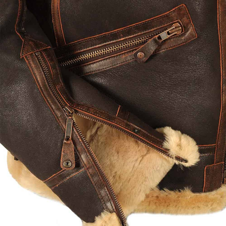 Marcel | Classic Shearling Aviator Jacket