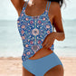 Claudia - Stylische bedruckte Tankini-Badebekleidung