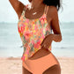 Claudia - Stylische bedruckte Tankini-Badebekleidung