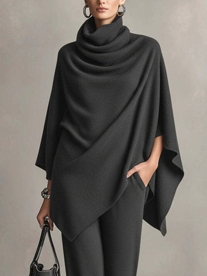Monette | Elegant Drape Two-Piece Set